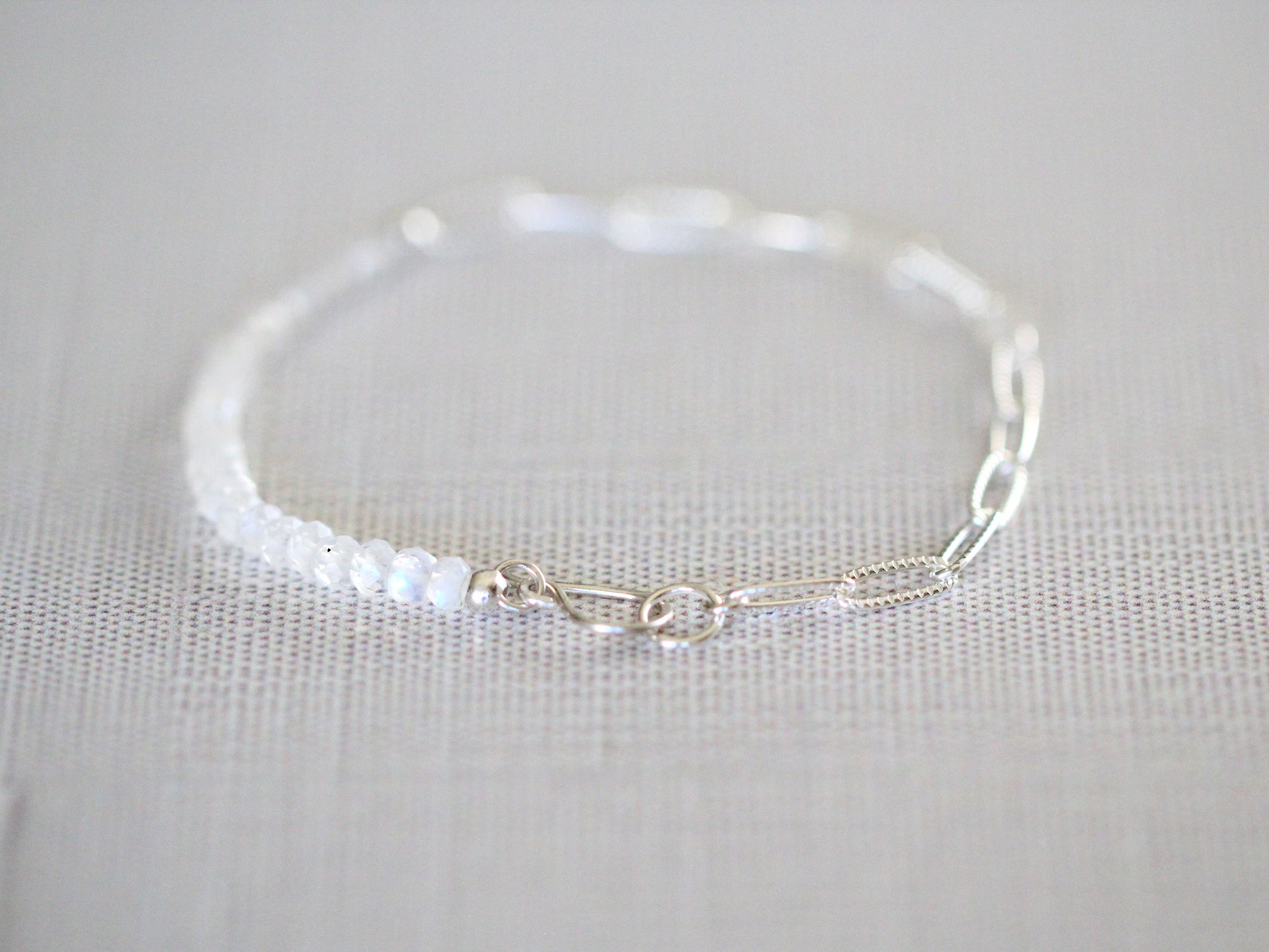 Cara Beaded Bracelet - Moonstone