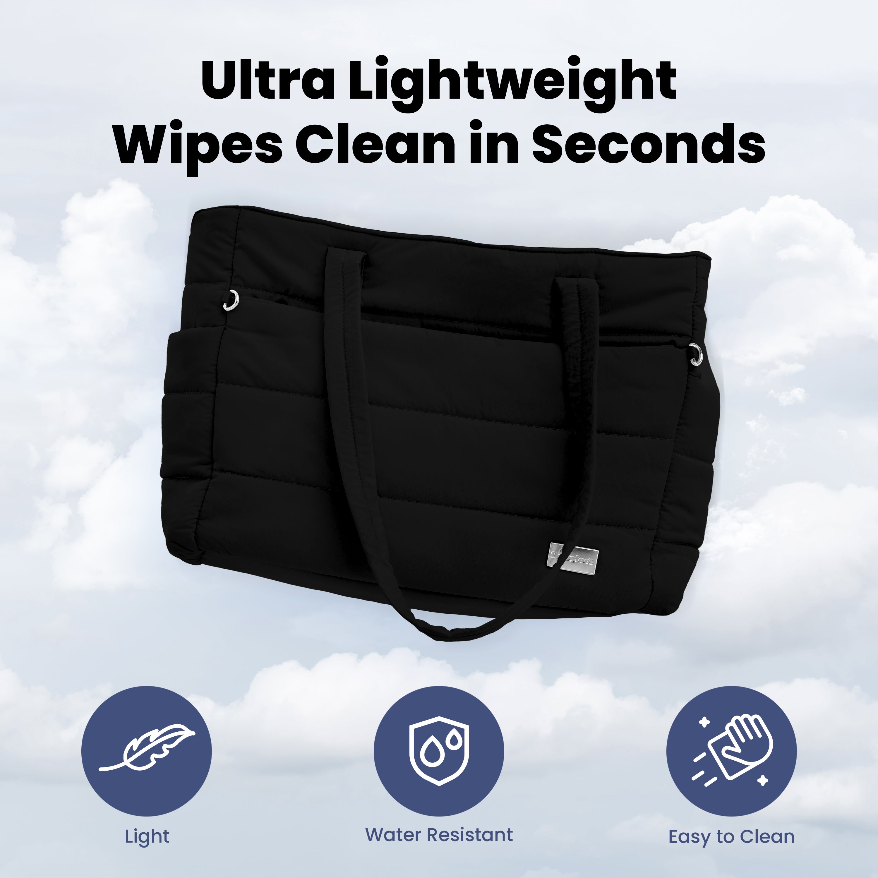 Rubyloo Puffer Dog Travel Bag for Dog Moms