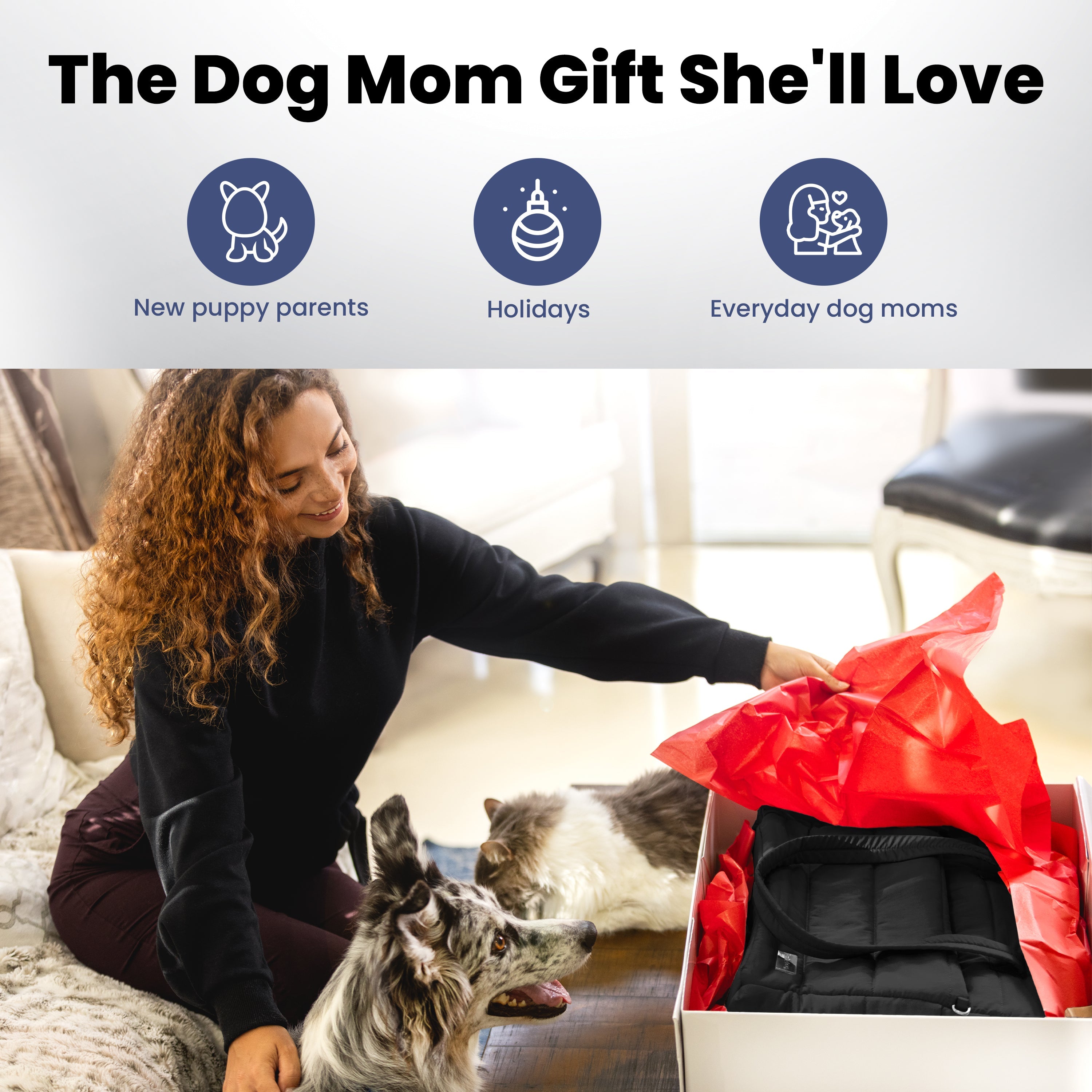 Rubyloo Puffer Dog Travel Bag for Dog Moms