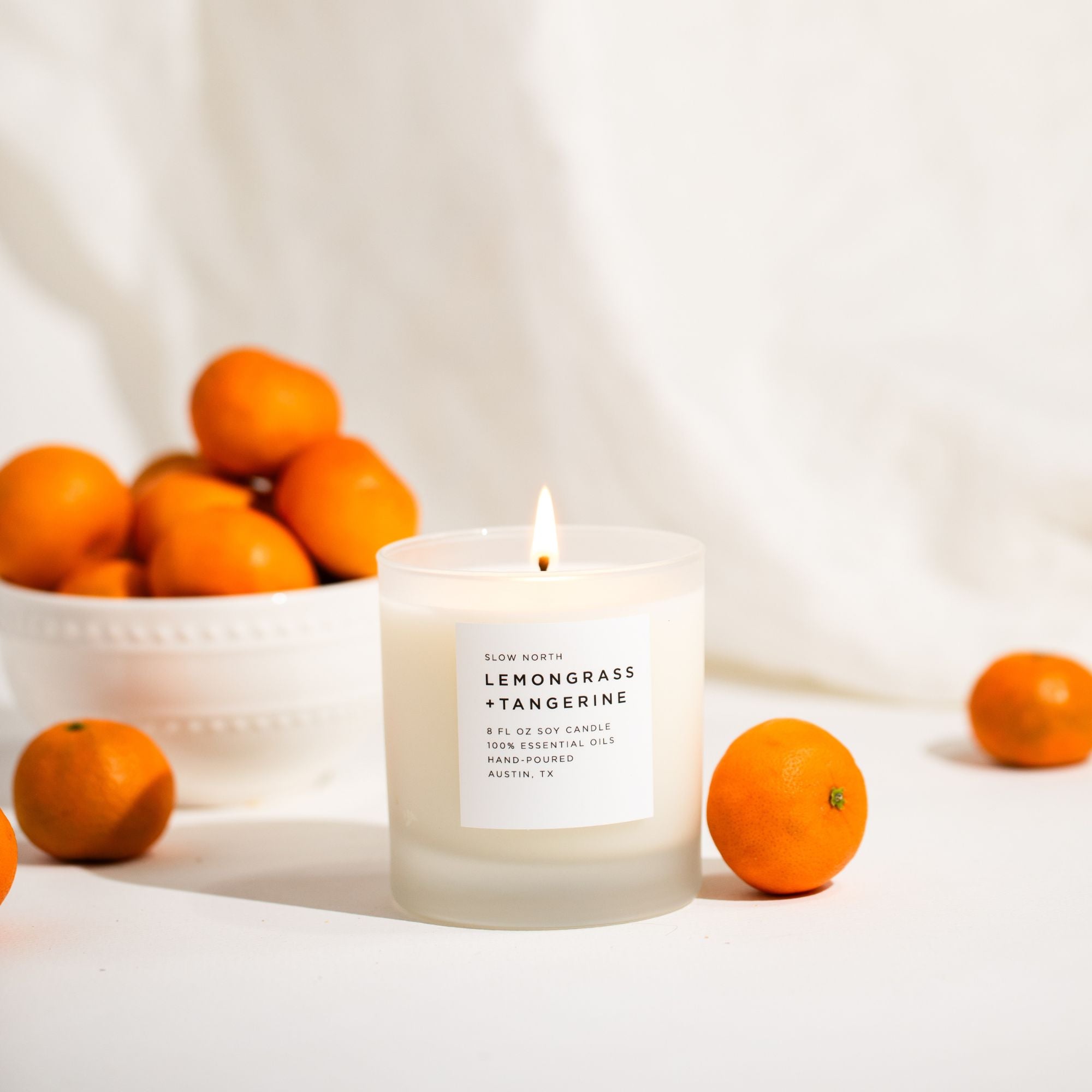 Lemongrass + Tangerine - Signature Candle