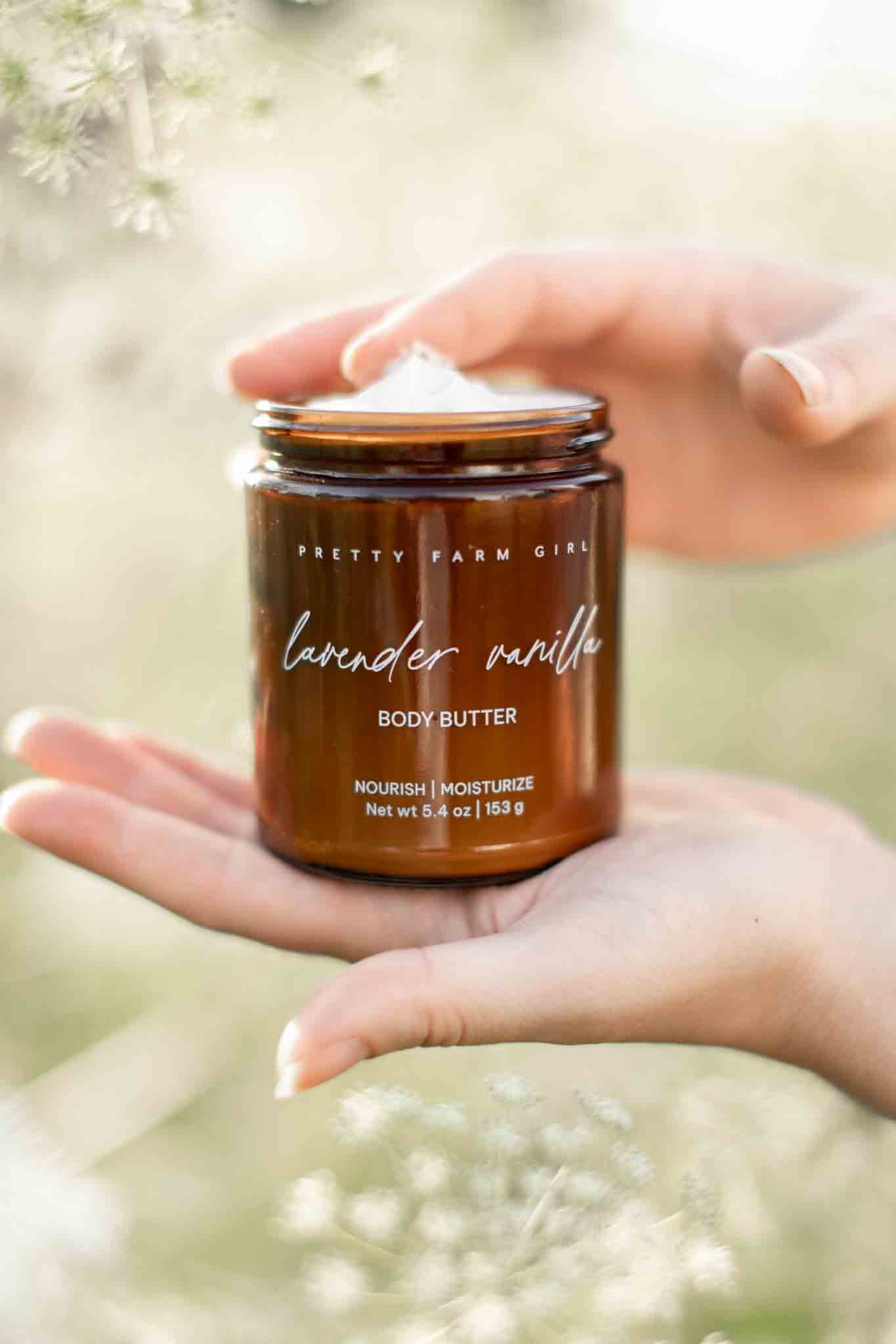 Pretty Farm Girl Lavender Vanilla Bean Tallow Body Butter