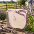 Pretty Farm Girl Lavender + Mint Handmade Tallow and Goat Milk Soap Bar
