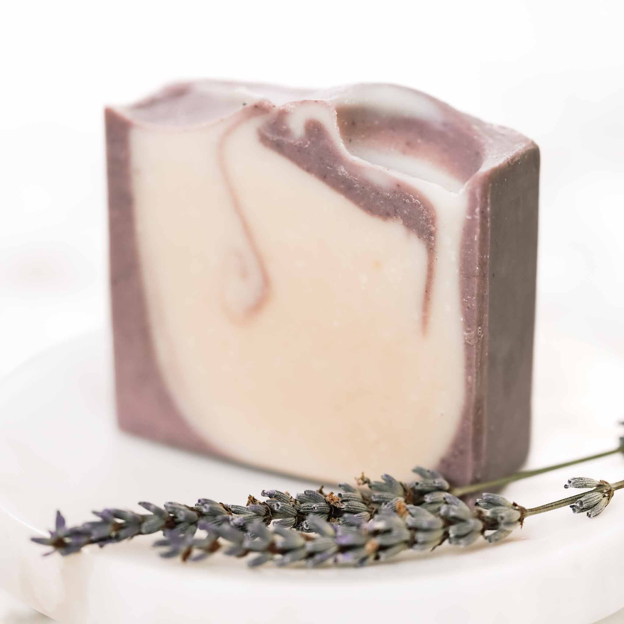 Pretty Farm Girl Lavender + Mint Handmade Tallow and Goat Milk Soap Bar