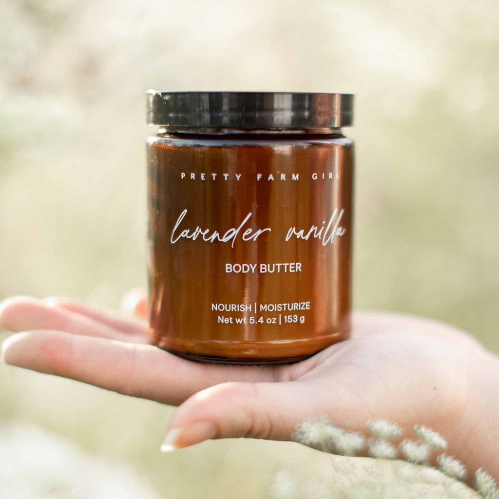 Pretty Farm Girl Lavender Vanilla Bean Tallow Body Butter