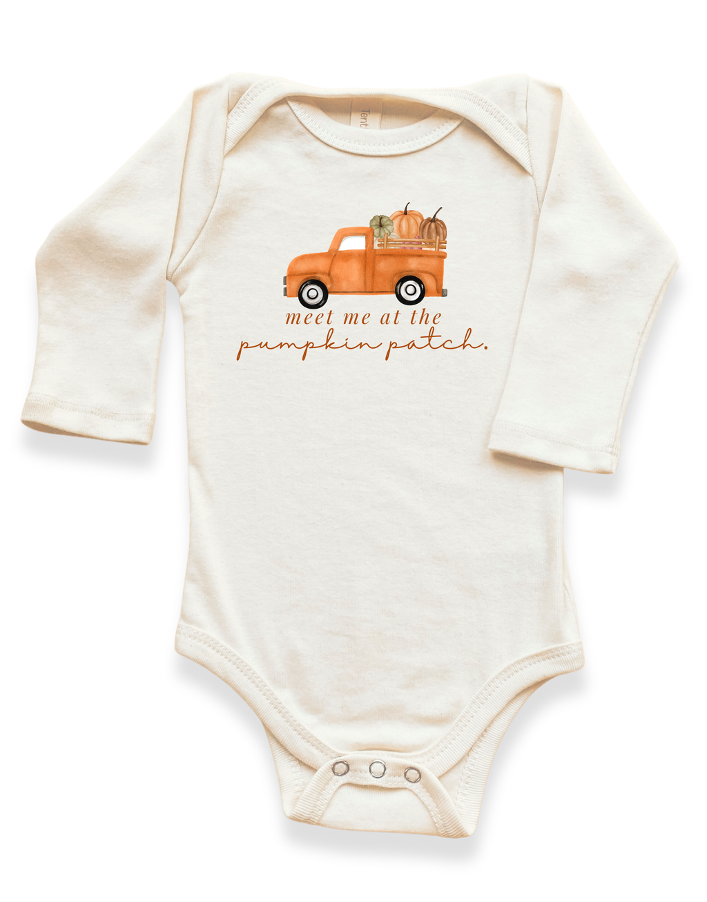 Meet Me At The Pumpkin Patch Organic Bodysuit Long Sleeve