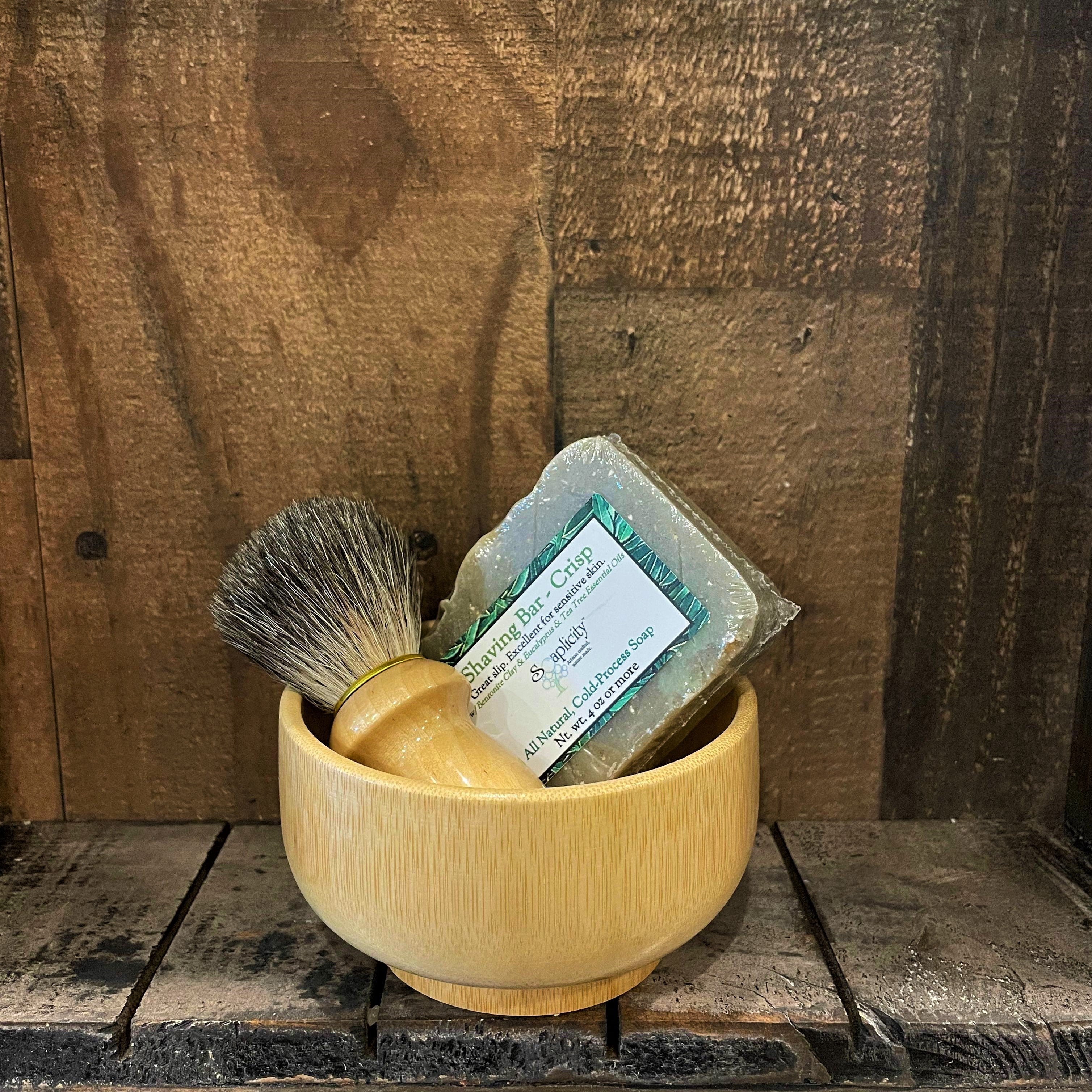 Soaplicity Men's Shaving Sets in Bamboo