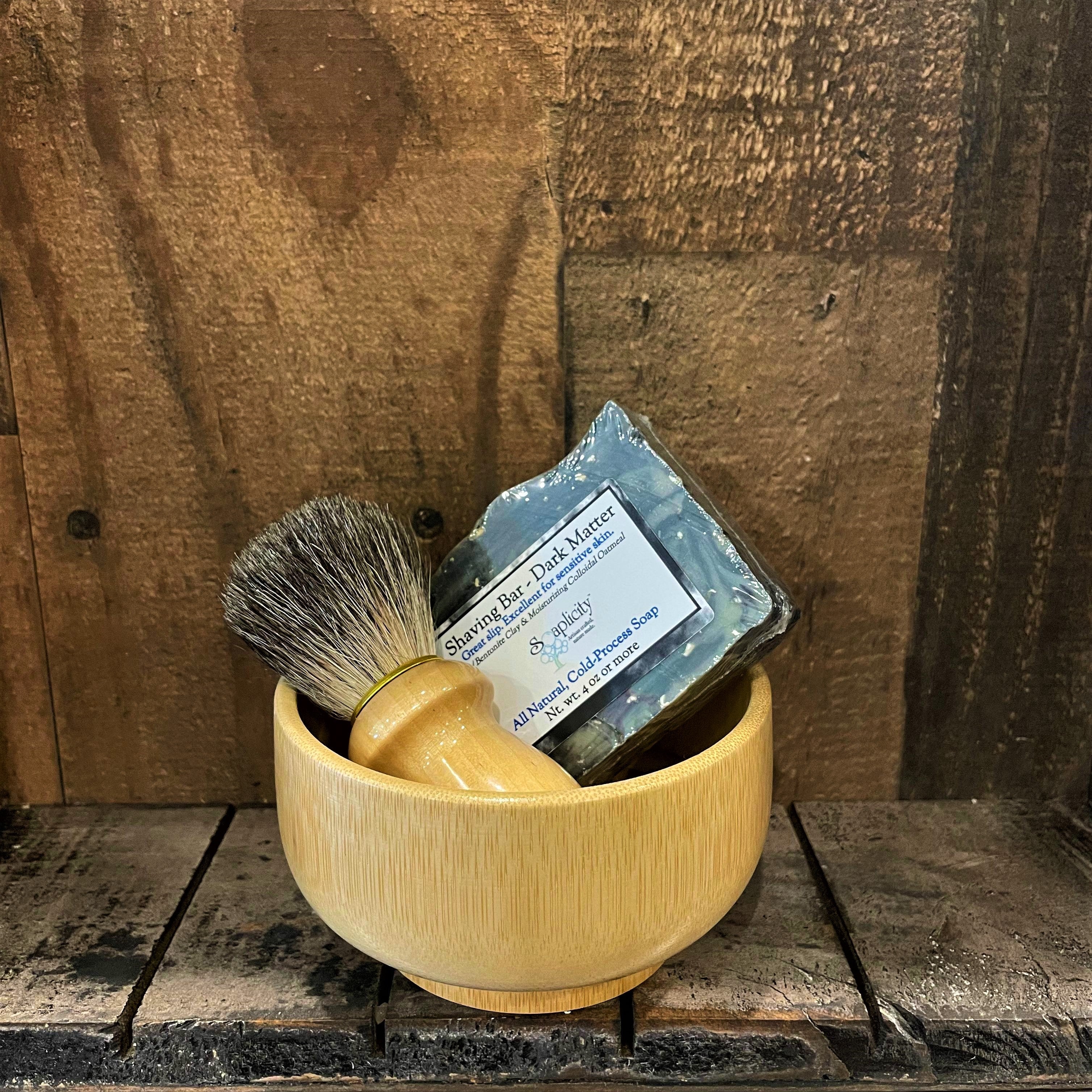 Soaplicity Men's Shaving Sets in Bamboo