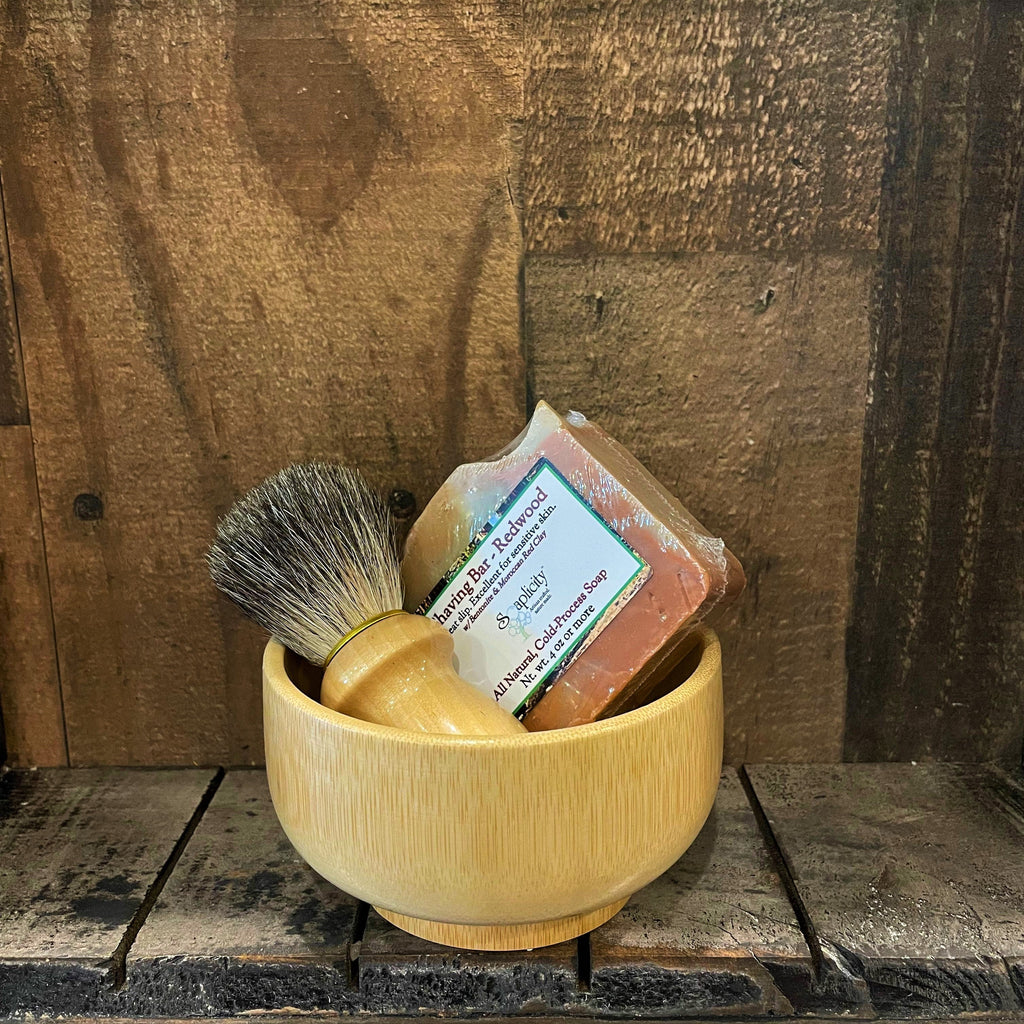 Soaplicity Men's Shaving Sets in Bamboo