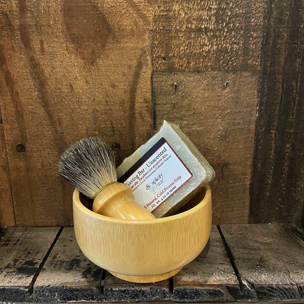Soaplicity Men's Shaving Sets in Bamboo