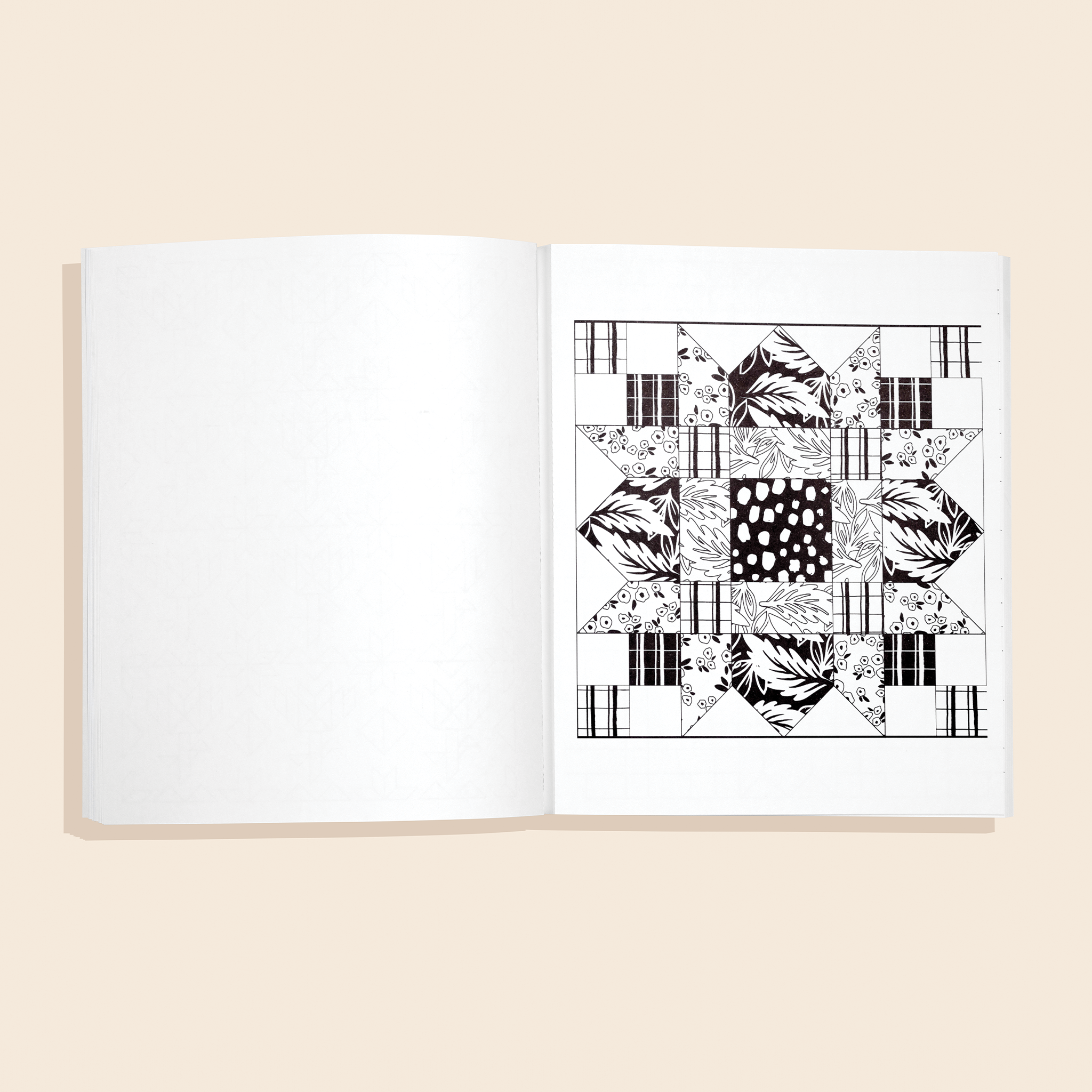 Modern Quilting Coloring Book
