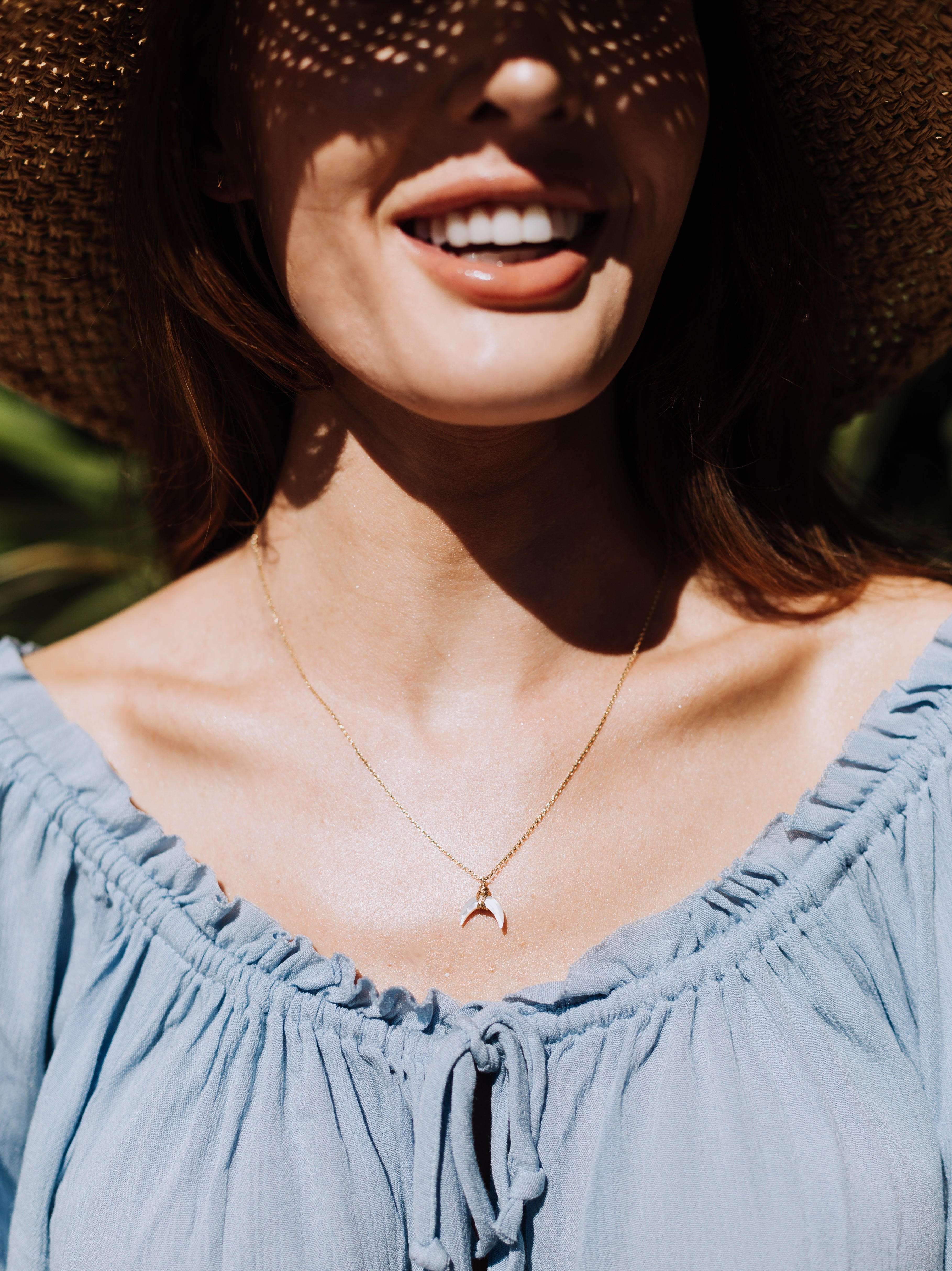 Moonbeam Necklace - ( Multiple Colors Available )  As Seen On Chambers