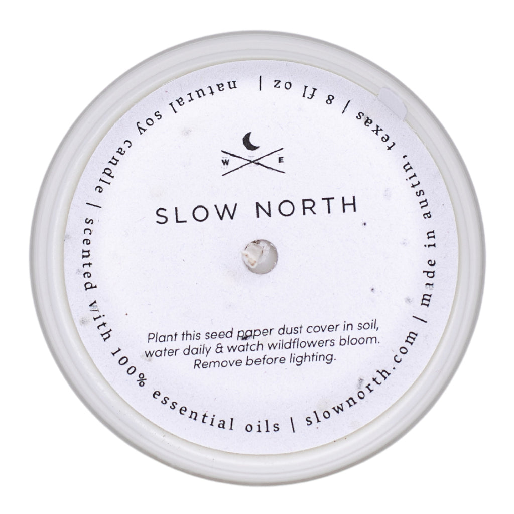 Slow North Of The Sea - Signature Soy Candle – Eucalyptus, Lavender & Peppermint