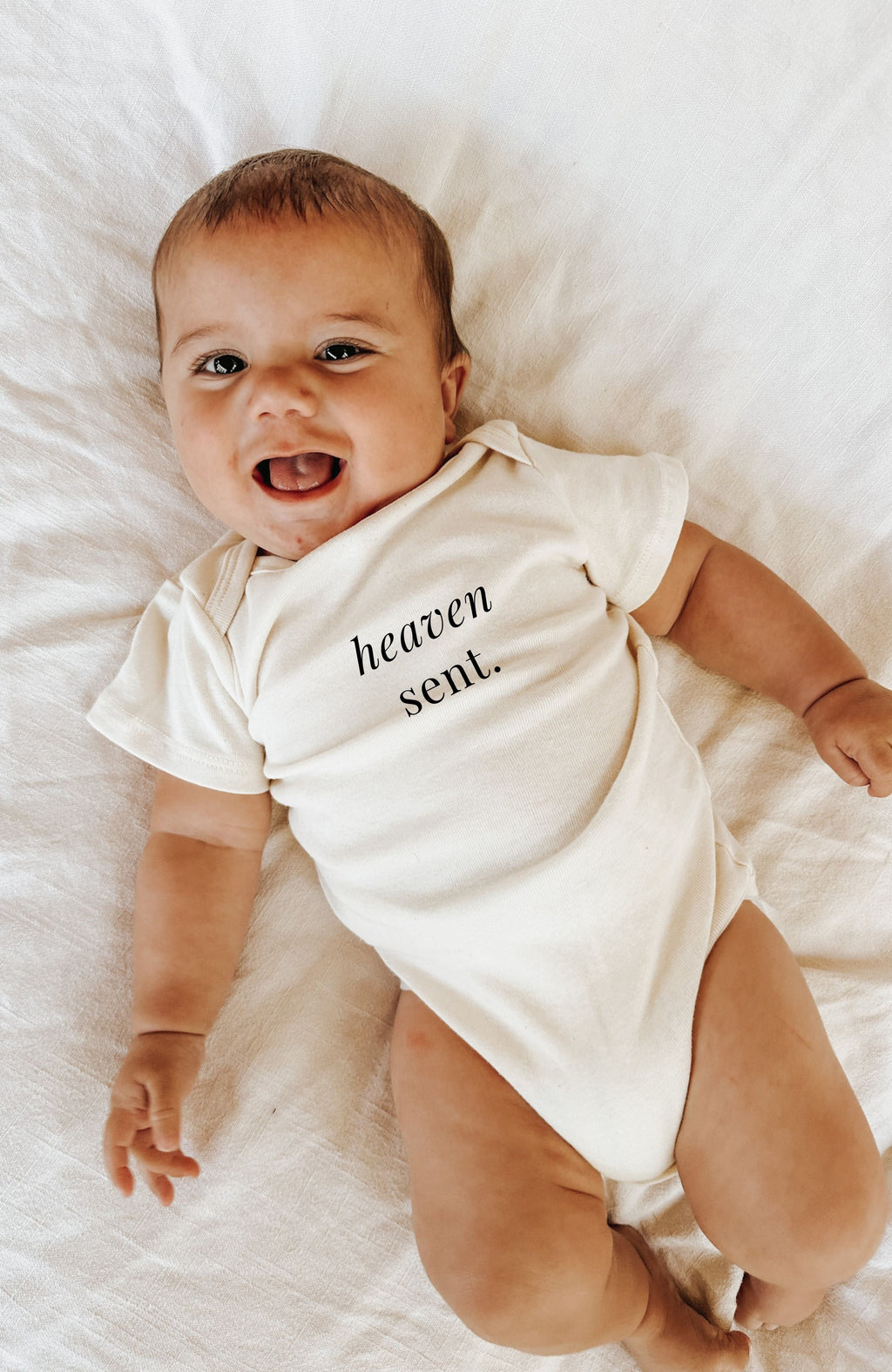 Heaven Sent Organic Cotton Baby Bodysuit