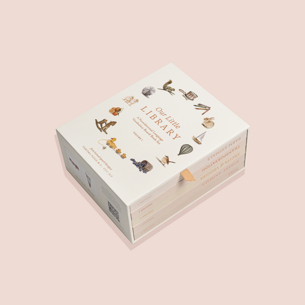Our Little Library: A 5-Book First Words Board Book Gift Set for Babies & Toddlers