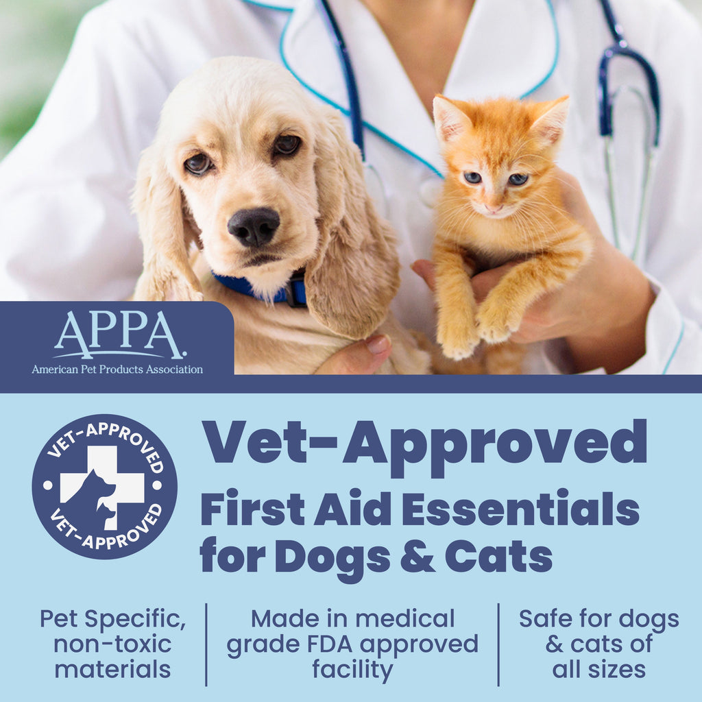 Rubyloo Pet First Aid Kit for Dogs & Cats with Vet-Approved Essentials