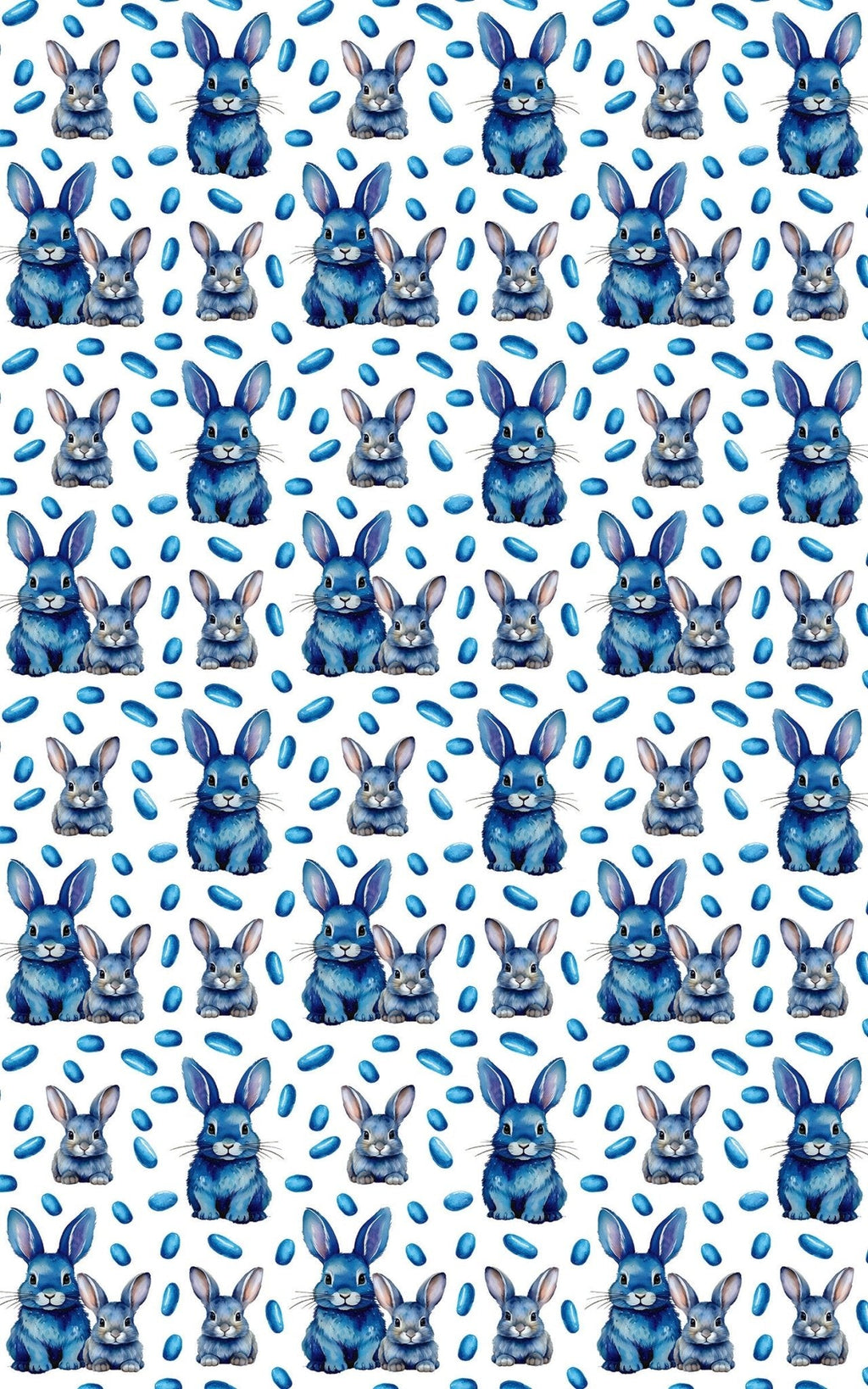 Bunnies and Beans - Blue