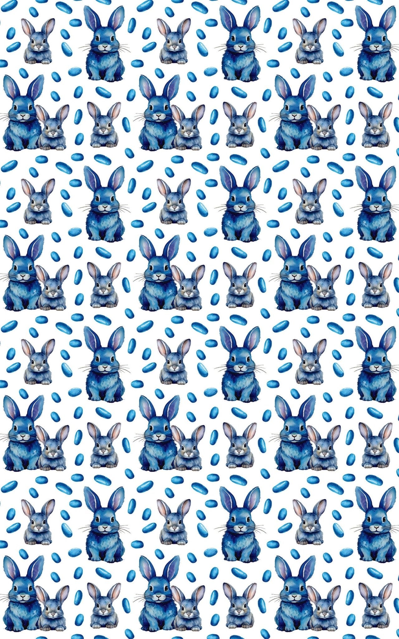 Bunnies and Beans - Blue