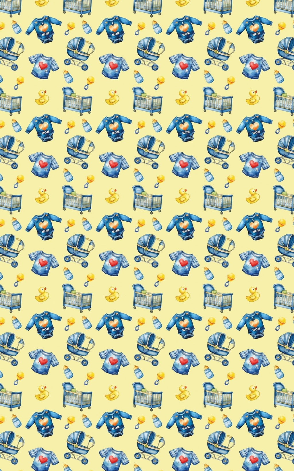 I Love Mom - Yellow