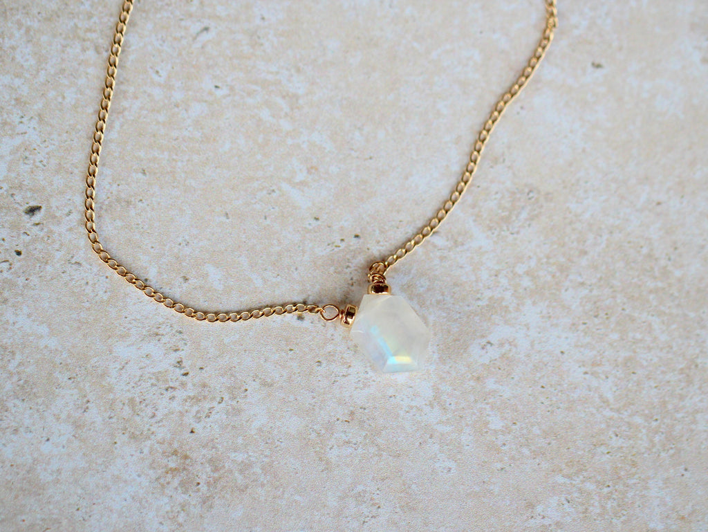 Prism Necklace - Moonstone