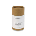 Scented natural dry shampoo container with 'Slow North' branding on a white background