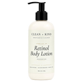 Clean + Kind Retinol Body Lotion, 8 oz — Grass-Fed Tallow, Niacinamide, Shea, Jojoba, & Hyaluronic Acid