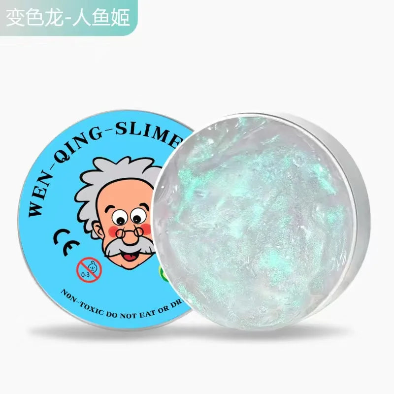 Reusable Putty Liquid Crystal Bouncy Slime Toy Set Mud Stress Relief Toys Color Clay  Handmade DIY Handgum Playdough