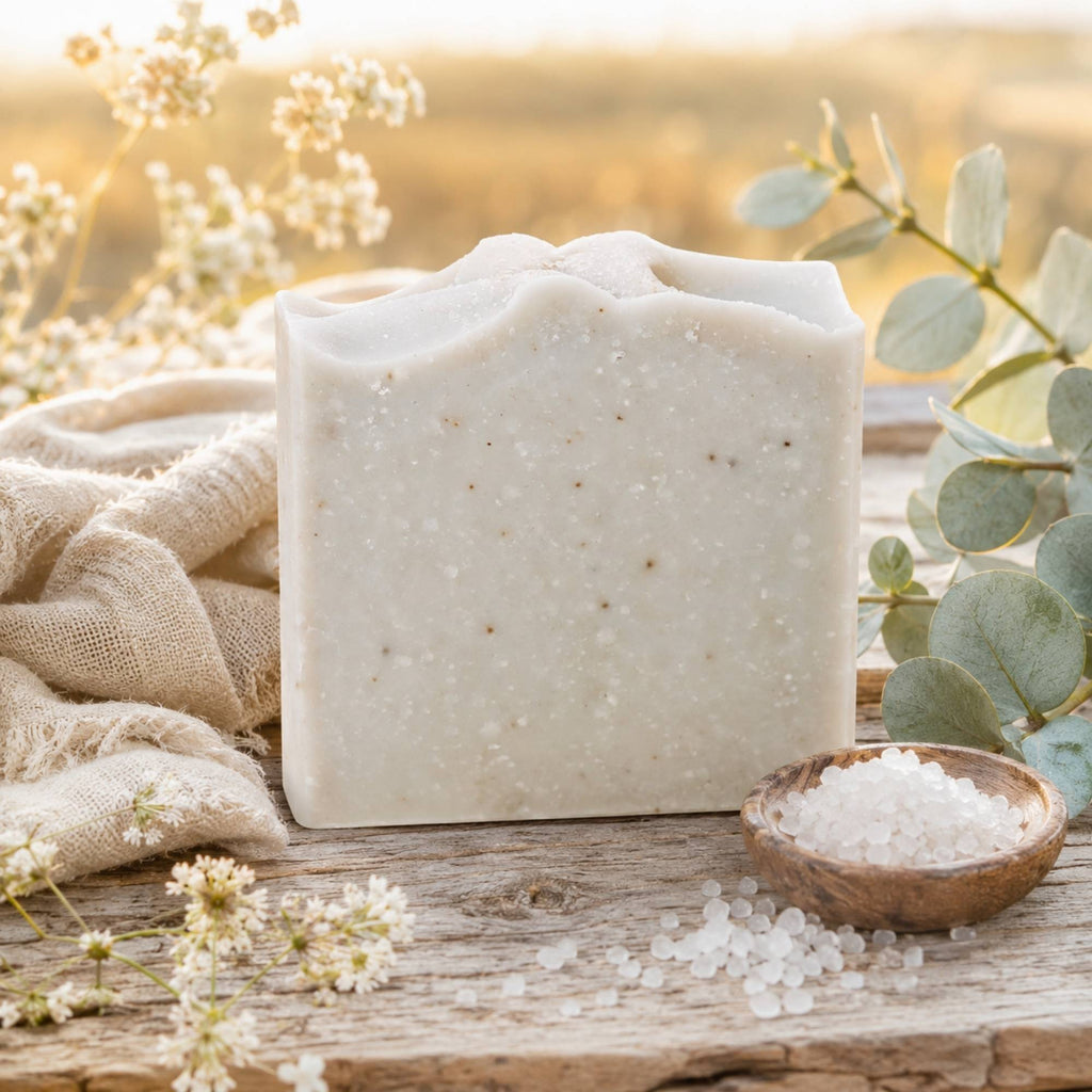 Pretty Farm Girl Salt + Sea Bar Handmade Tallow and Goat Milk Soap Bar