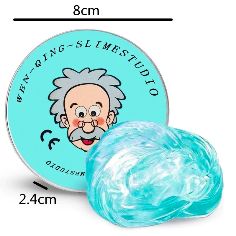 Reusable Putty Liquid Crystal Bouncy Slime Toy Set Mud Stress Relief Toys Color Clay  Handmade DIY Handgum Playdough