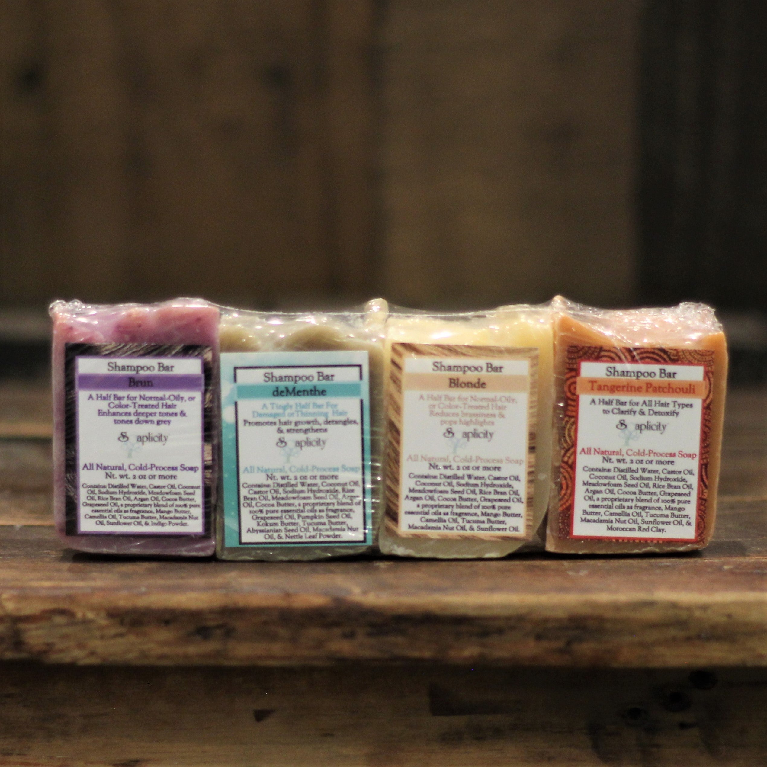 Soaplicity Shampoo Bar Sampler Set