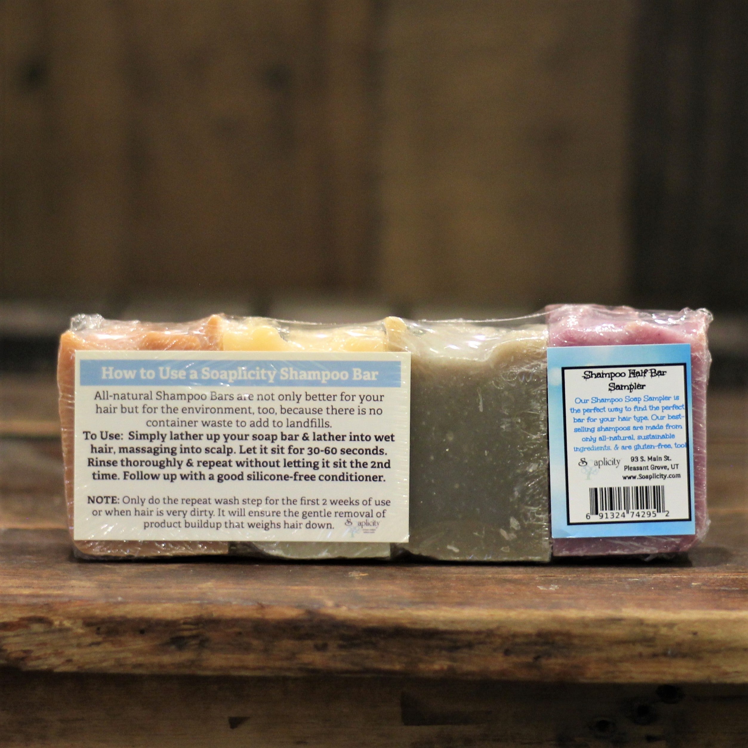 Soaplicity Shampoo Bar Sampler Set