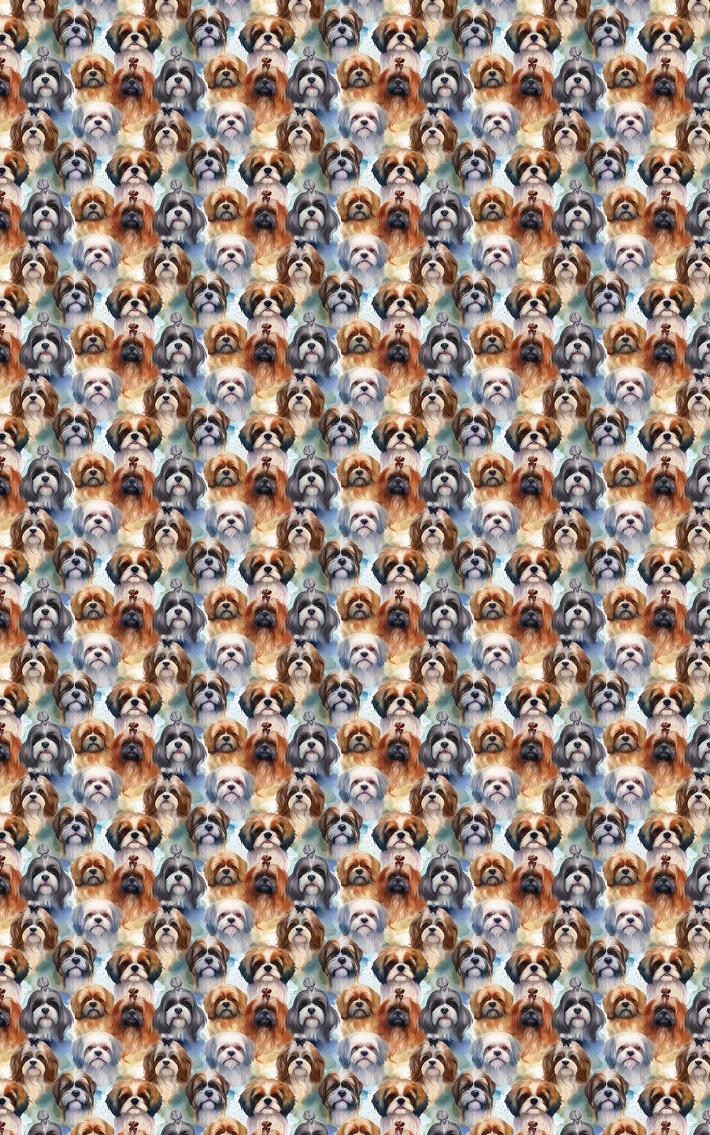 Festive Shih Tzu Frolic