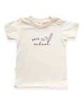 Back To School Organic Kids T-Shirt