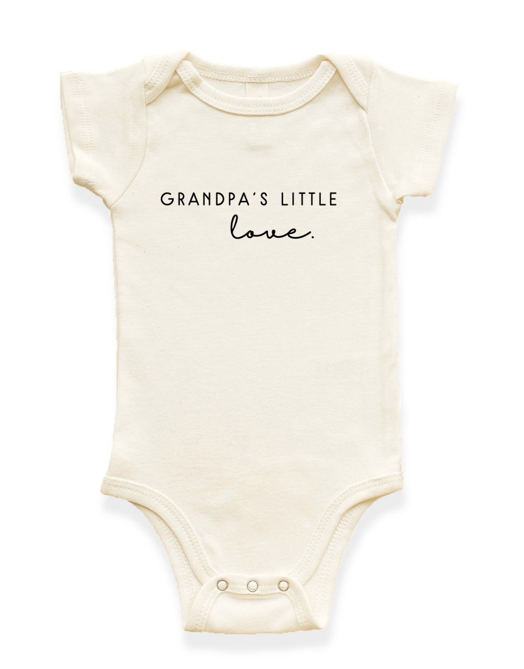 Grandpa's Little Love Organic Baby Bodysuit