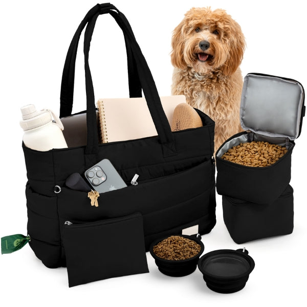 Rubyloo Puffer Dog Travel Bag for Dog Moms