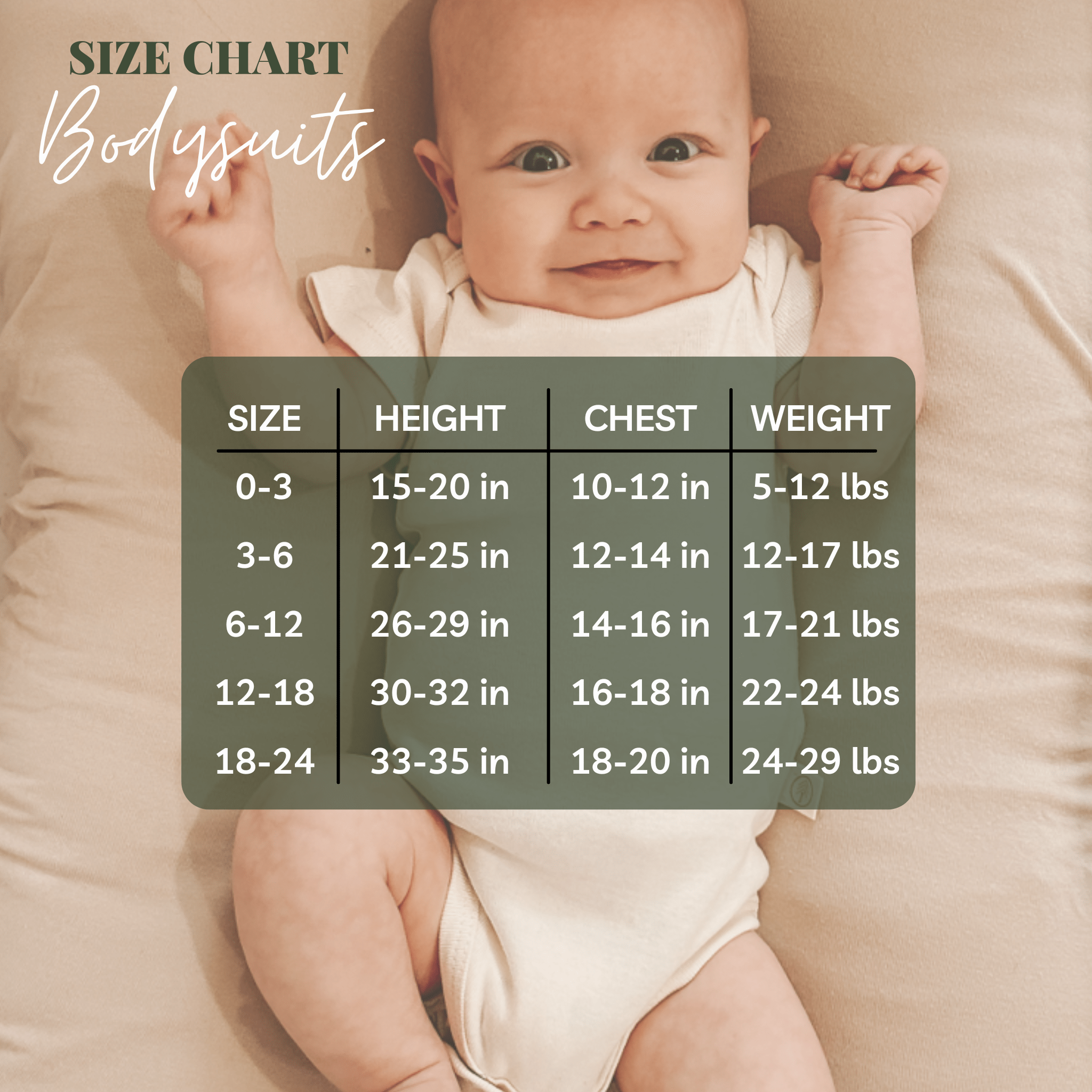 Bestie Clay Organic Cotton Baby Bodysuit Long Sleeve