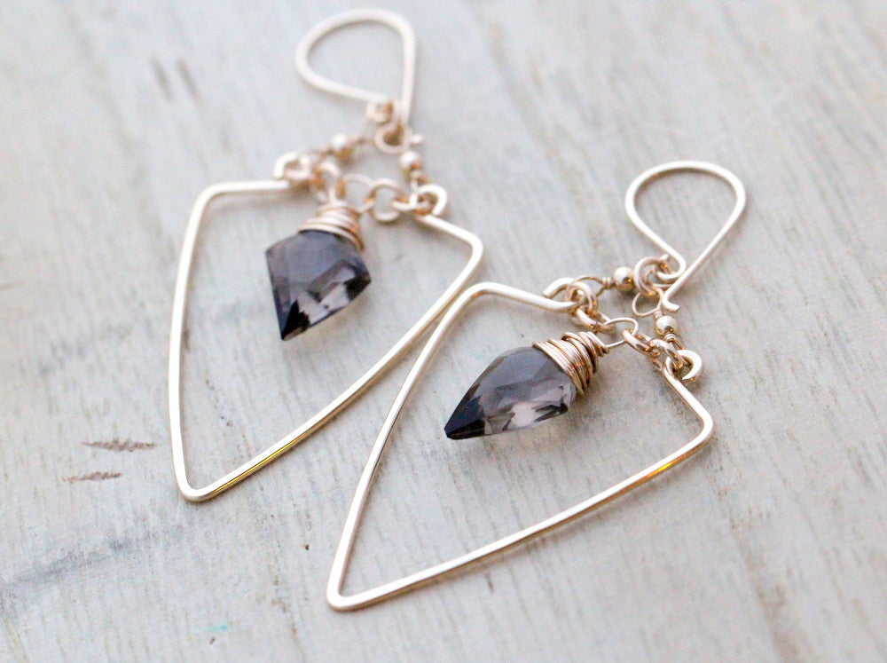 Spearhead Earrings - As Seen On Chelsea Kane