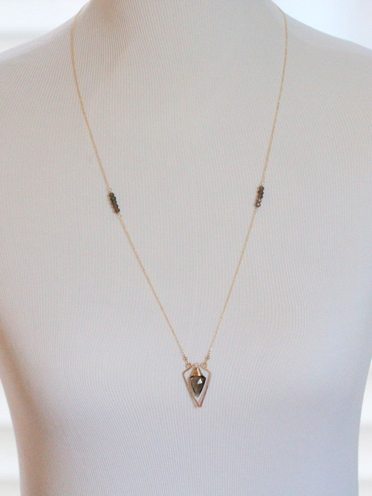 Spearhead Necklace - As displayed at the 2014 GBK Primetime Emmys Luxury Lounge