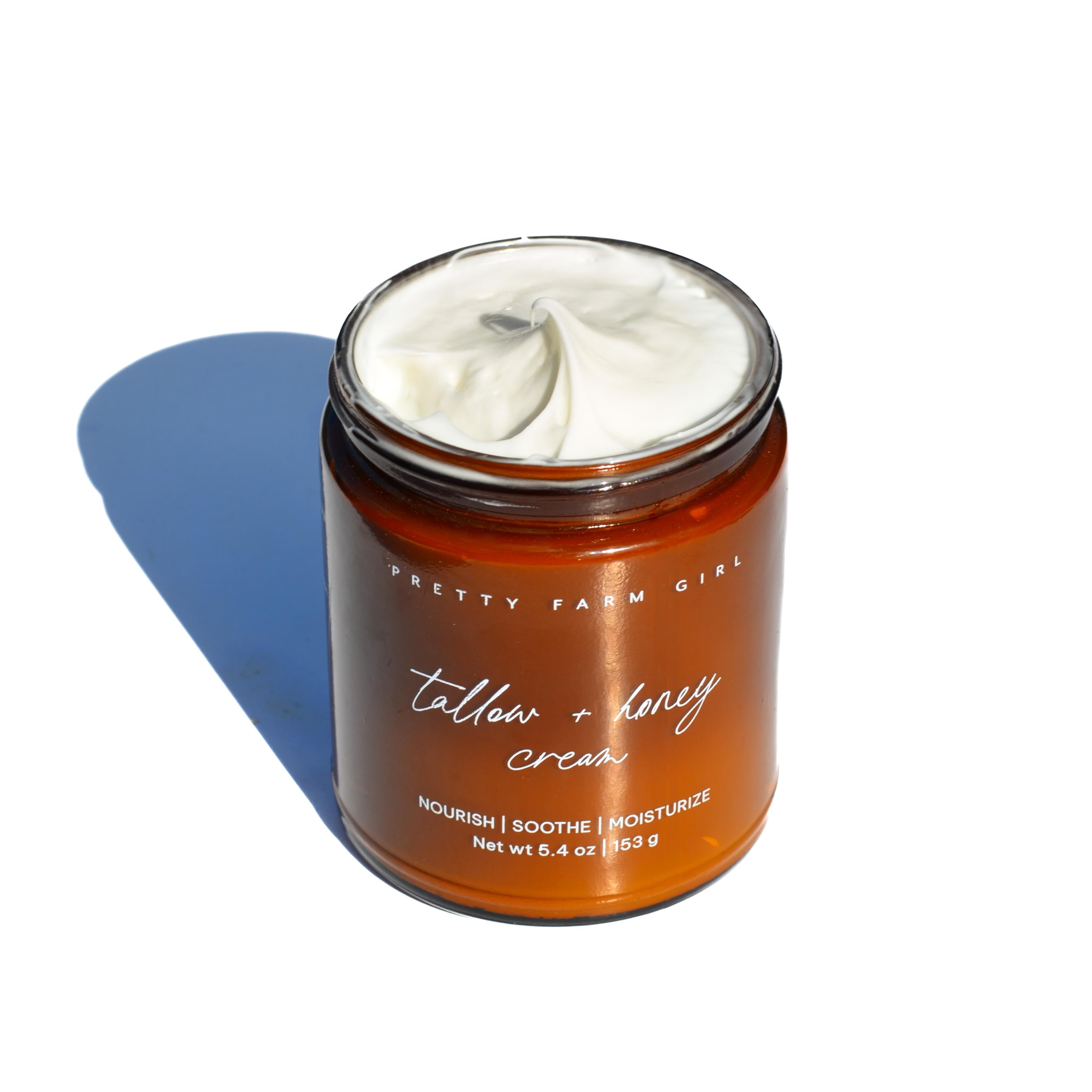 Pretty Farm Girl Fragrance Free Tallow + Honey Cream for Sensitive Skin