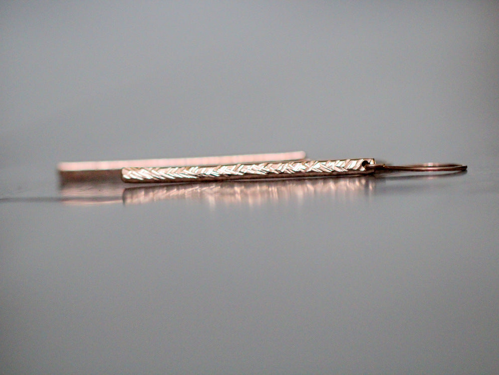 Long and Lean Bar Earrings