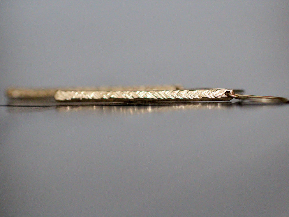 Long and Lean Bar Earrings