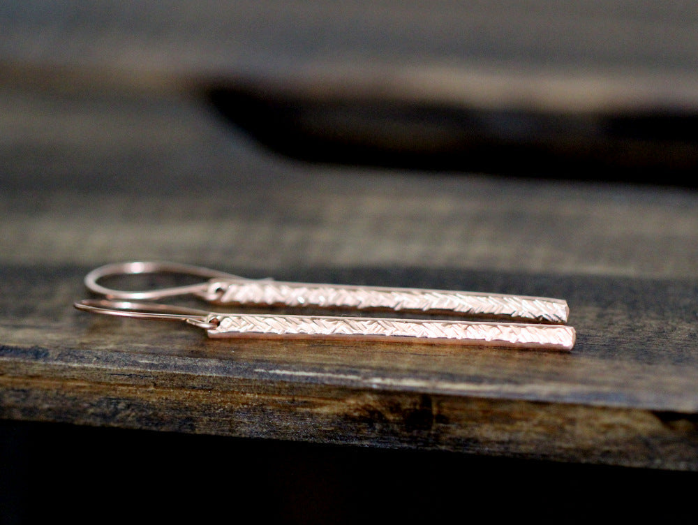 Long and Lean Bar Earrings