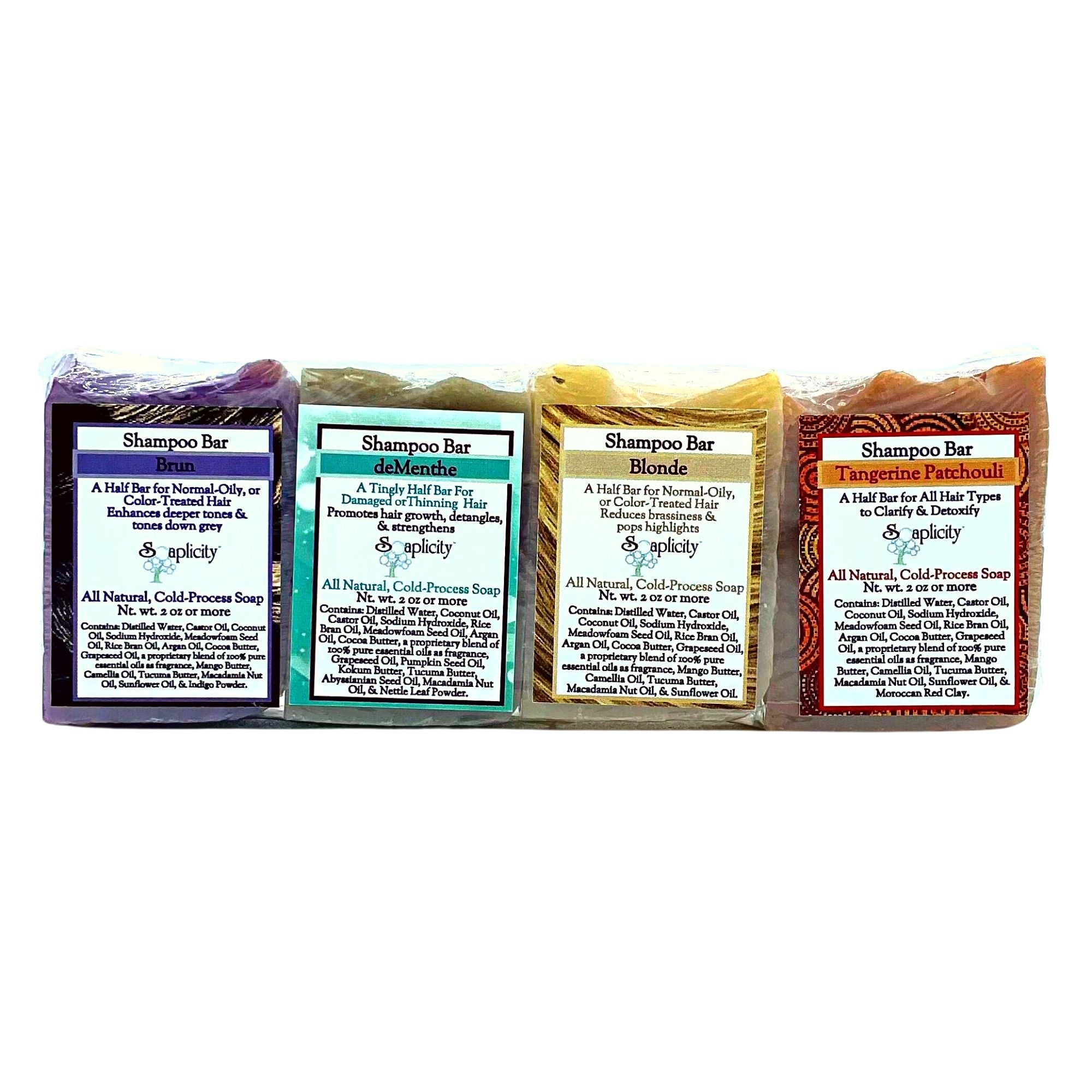 Soaplicity Shampoo Bar Sampler Set