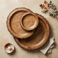 Round Tree Mango Wood Platter Set of 3