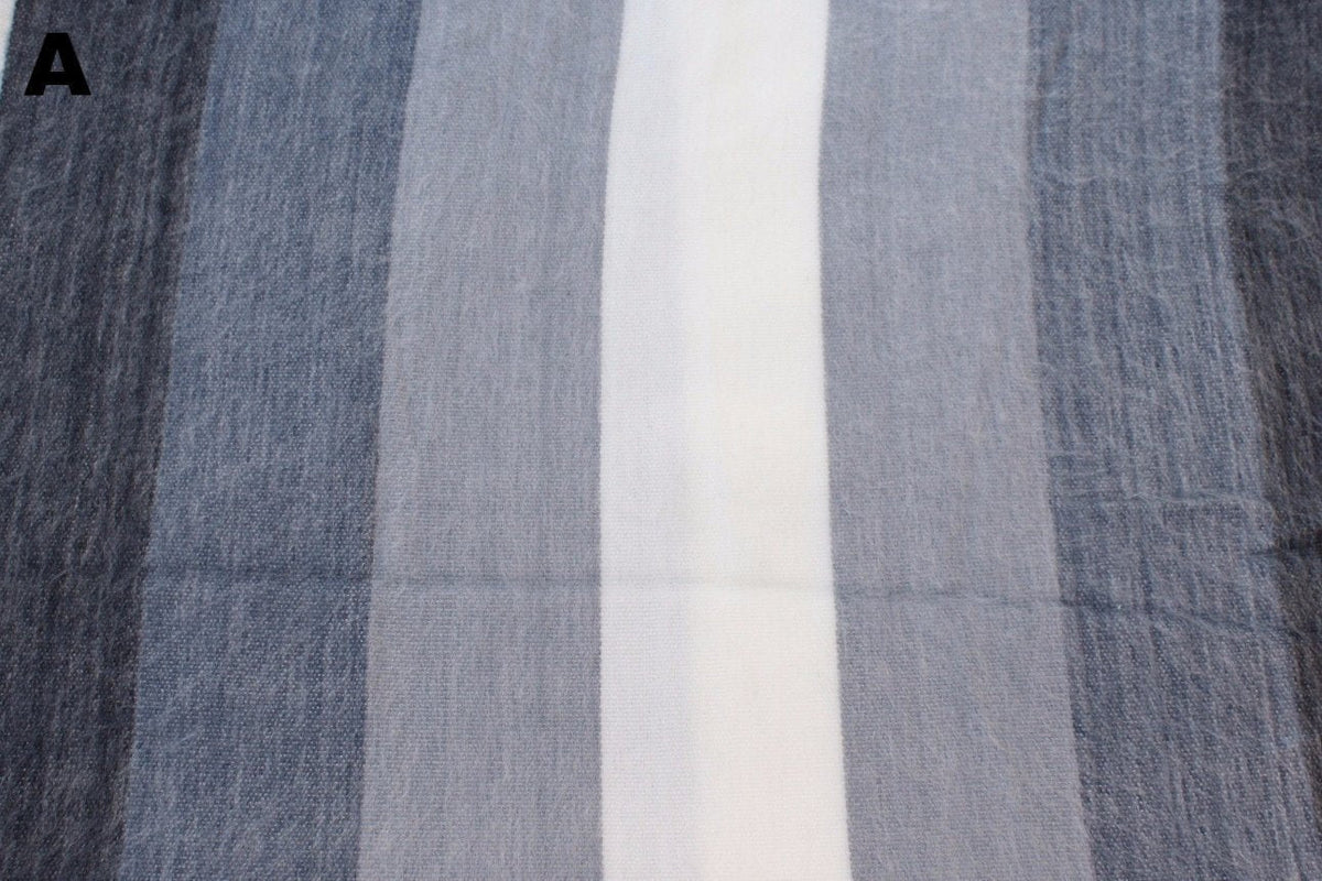 Purely Alpaca -Alpaca Bed Blanket - Striped