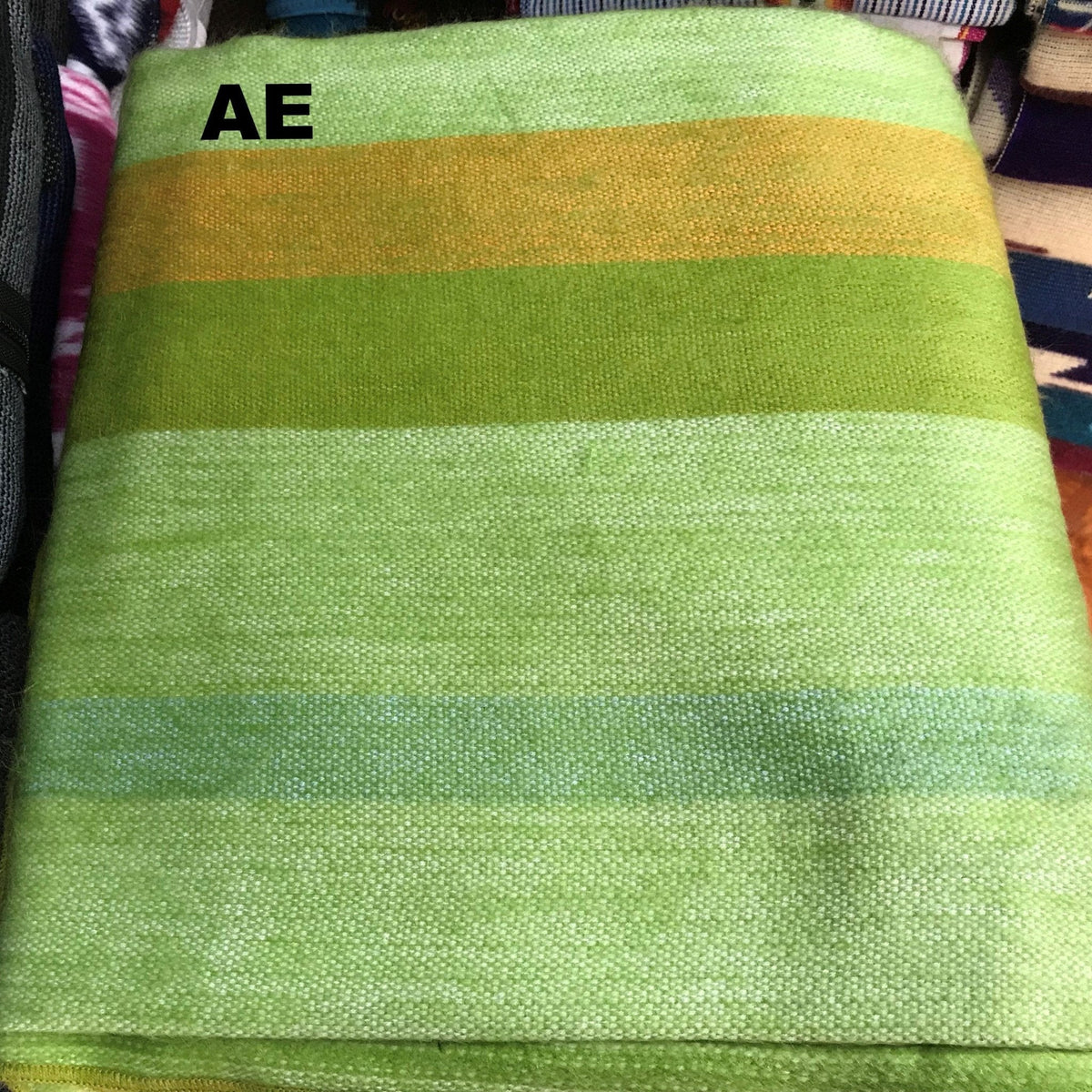 Purely Alpaca -Alpaca Bed Blanket - Striped