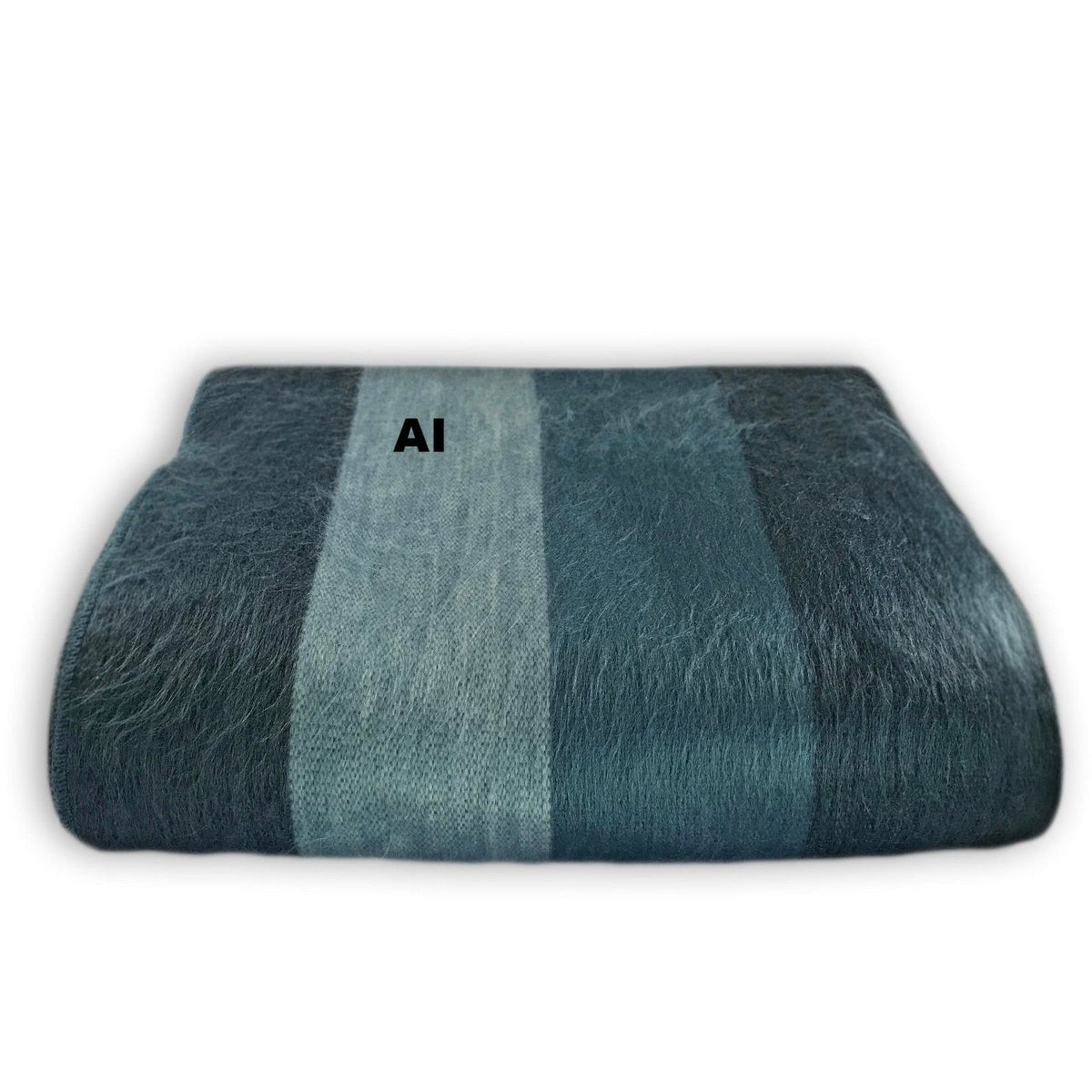Purely Alpaca -Alpaca Bed Blanket - Striped