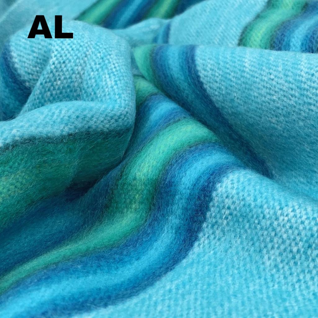 Purely Alpaca -Alpaca Bed Blanket - Striped