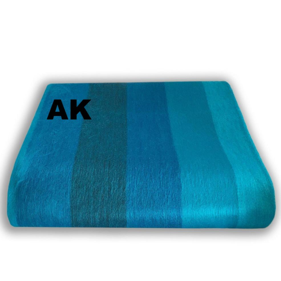 Purely Alpaca -Alpaca Bed Blanket - Striped