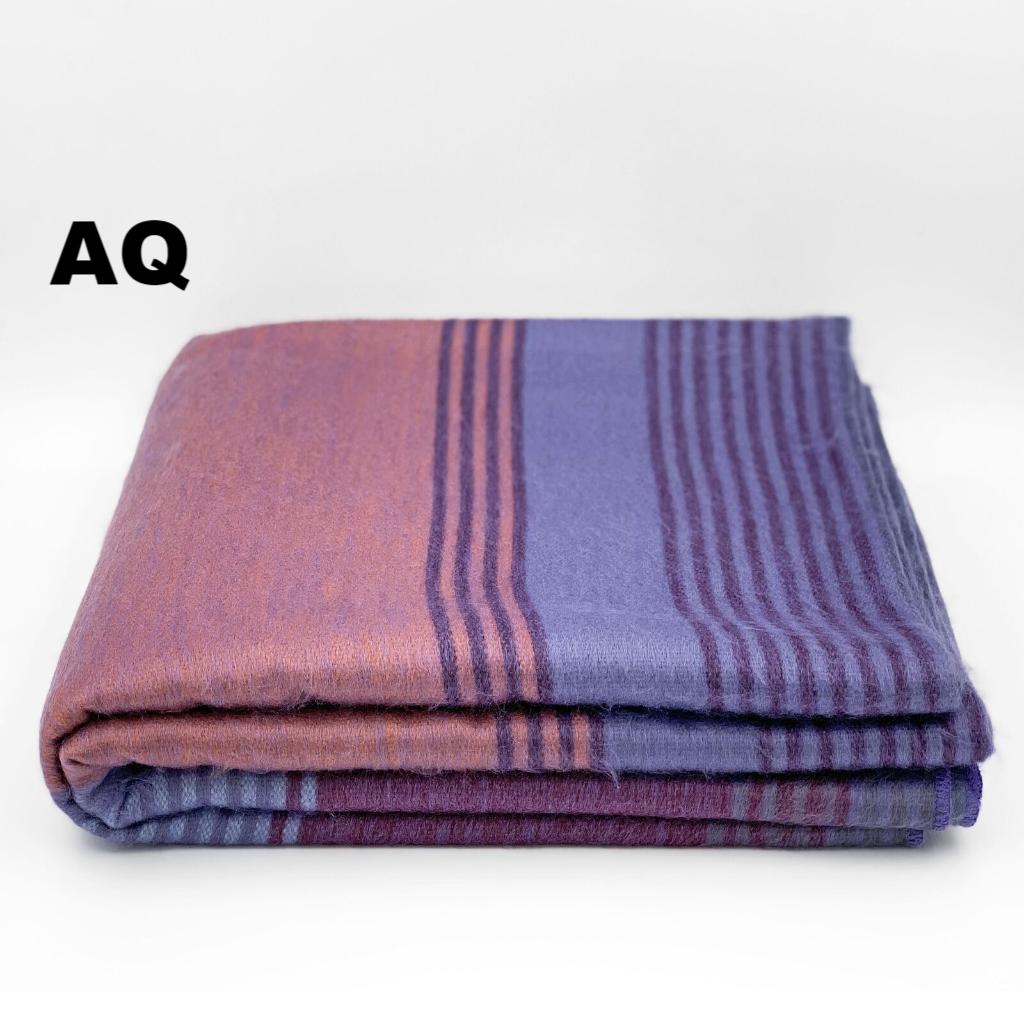 Purely Alpaca -Alpaca Bed Blanket - Striped