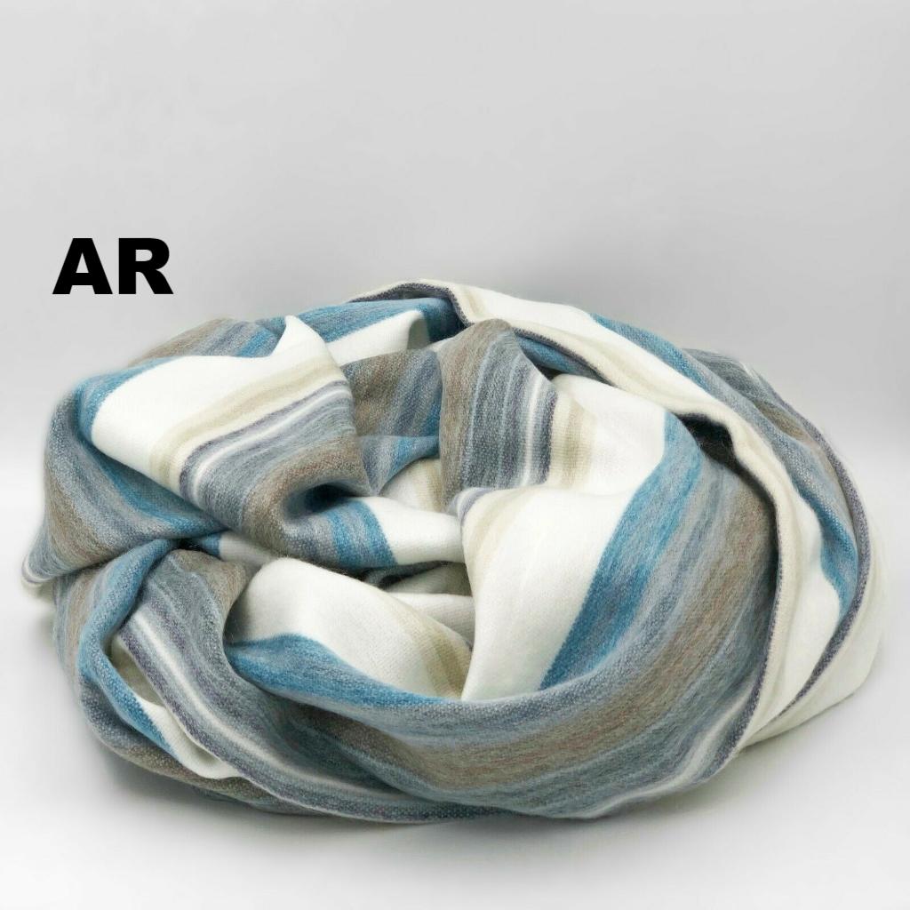 Purely Alpaca -Alpaca Bed Blanket - Striped